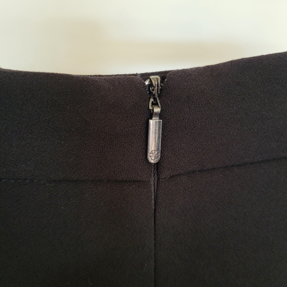 NWT Trina Turk Sexy Fringe Hem Mini Skirt Black‎ Size 4 Party Club - Picture 5 of 10